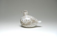 画像1: 北欧アートガラス/ビンテージガラス/Oiva Toikka/オイバ・トイッカ/イッタラ/Birds/バード/Kiiruna/キルナ/Ptarmigan/雷鳥 (1)