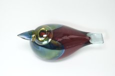画像5: 北欧アートガラス/ビンテージガラス/Oiva Toikka/オイバ・トイッカ/Nuutajarvi/Quees Fisher/クィーンフィッシャー/2005年 (5)