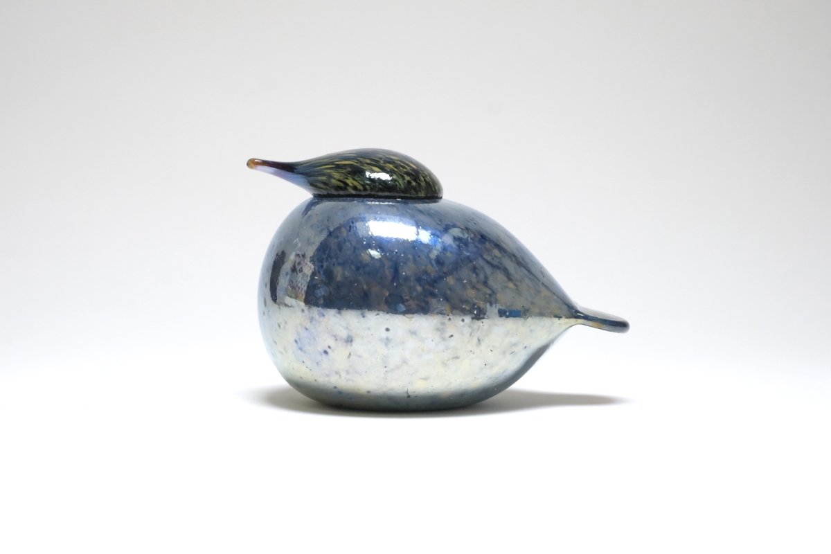 画像1: 北欧アートガラス/ビンテージガラス/Oiva Toikka/オイバ・トイッカ/iittala/イッタラ/Birds/バード/kuukunen/Puffball/パフボール/2017年限定/ラスタ (1)