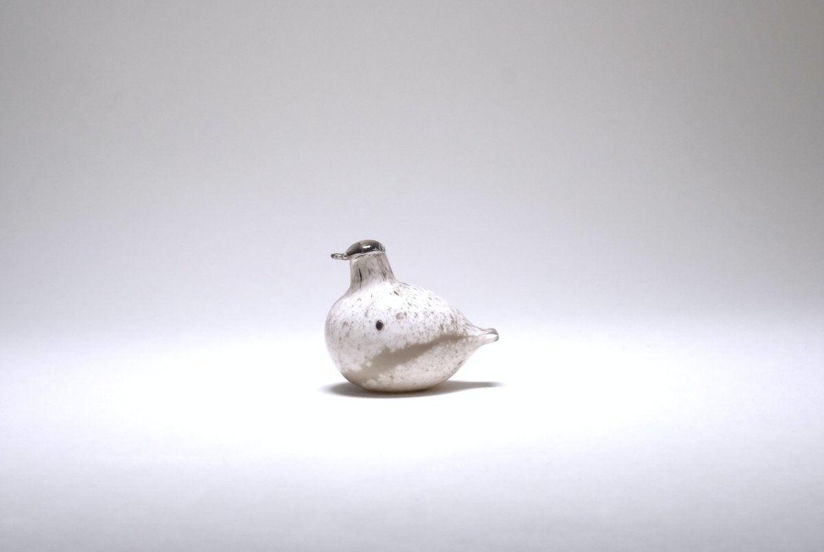 画像1: 北欧アートガラス/ビンテージガラス/Oiva Toikka/オイバ・トイッカ/イッタラ/Birds/バード/Kiiruna/キルナ/Ptarmigan/雷鳥 (1)