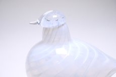 画像2: 北欧アートガラス/Nuutajarvi/ヌータヤルヴィ/Oiva Toikka/オイバトイッカ/Nuutajarvi/ヌータヤルヴィ/2002年/Riekon Poikanen/Baby willow grouse (2)