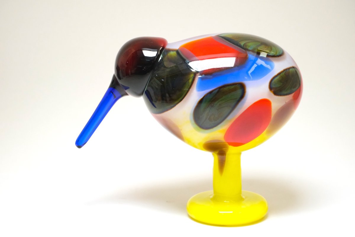 画像8: 北欧アートガラス/Oiva Toikka/オイバトイッカ/NUUTAJARVI/iittala/Birds/バード/Jalokiwi/Jewelled Kiwi/ジュエルドキウイ (8)