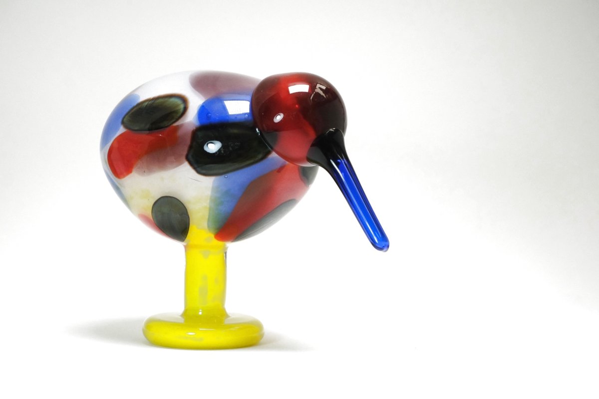 画像5: 北欧アートガラス/Oiva Toikka/オイバトイッカ/NUUTAJARVI/iittala/Birds/バード/Jalokiwi/Jewelled Kiwi/ジュエルドキウイ (5)