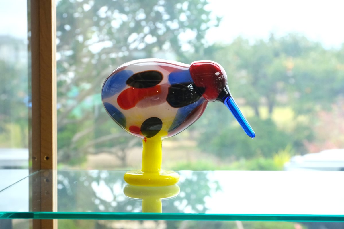 画像13: 北欧アートガラス/Oiva Toikka/オイバトイッカ/NUUTAJARVI/iittala/Birds/バード/Jalokiwi/Jewelled Kiwi/ジュエルドキウイ (13)