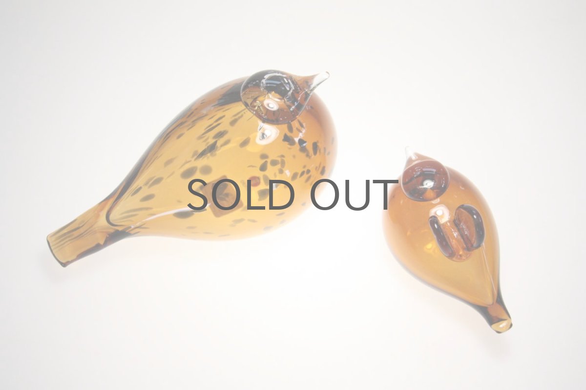 画像10: 北欧アートガラス/ビンテージガラス/Oiva Toikka/オイバ・トイッカ/iittala/イッタラ/Birds/バード/Moter & Baby (10)