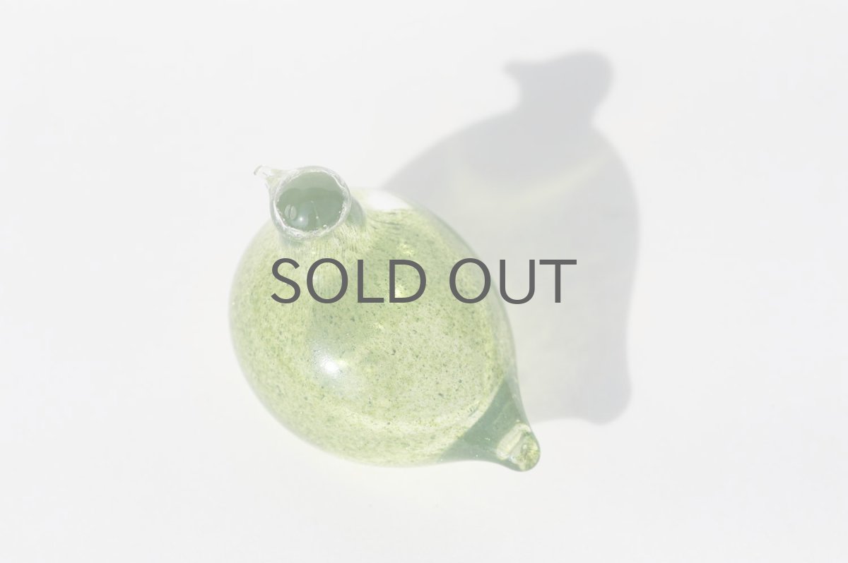 画像7: 北欧アートガラス/ビンテージガラス/Oiva Toikka/オイバ・トイッカ/イッタラ/Birds/バード/Golden-Crested Kinglet/グリーン/No.1 (7)