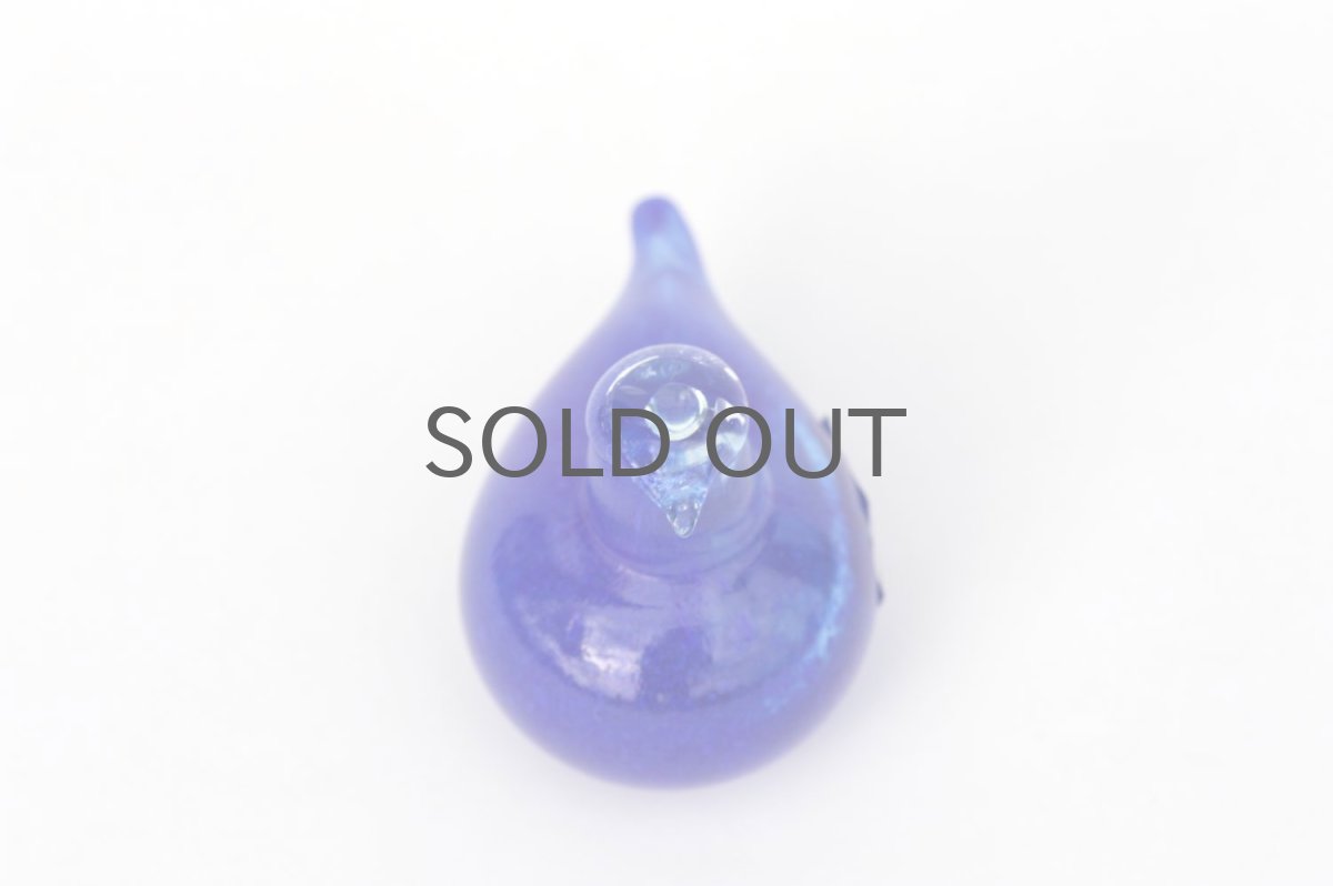 画像4: 北欧アートガラス/ビンテージガラス/Oiva Toikka/オイバ・トイッカ/イッタラ/Birds/バード/Golden-Crested Kinglet/ブルー/No.1 (4)