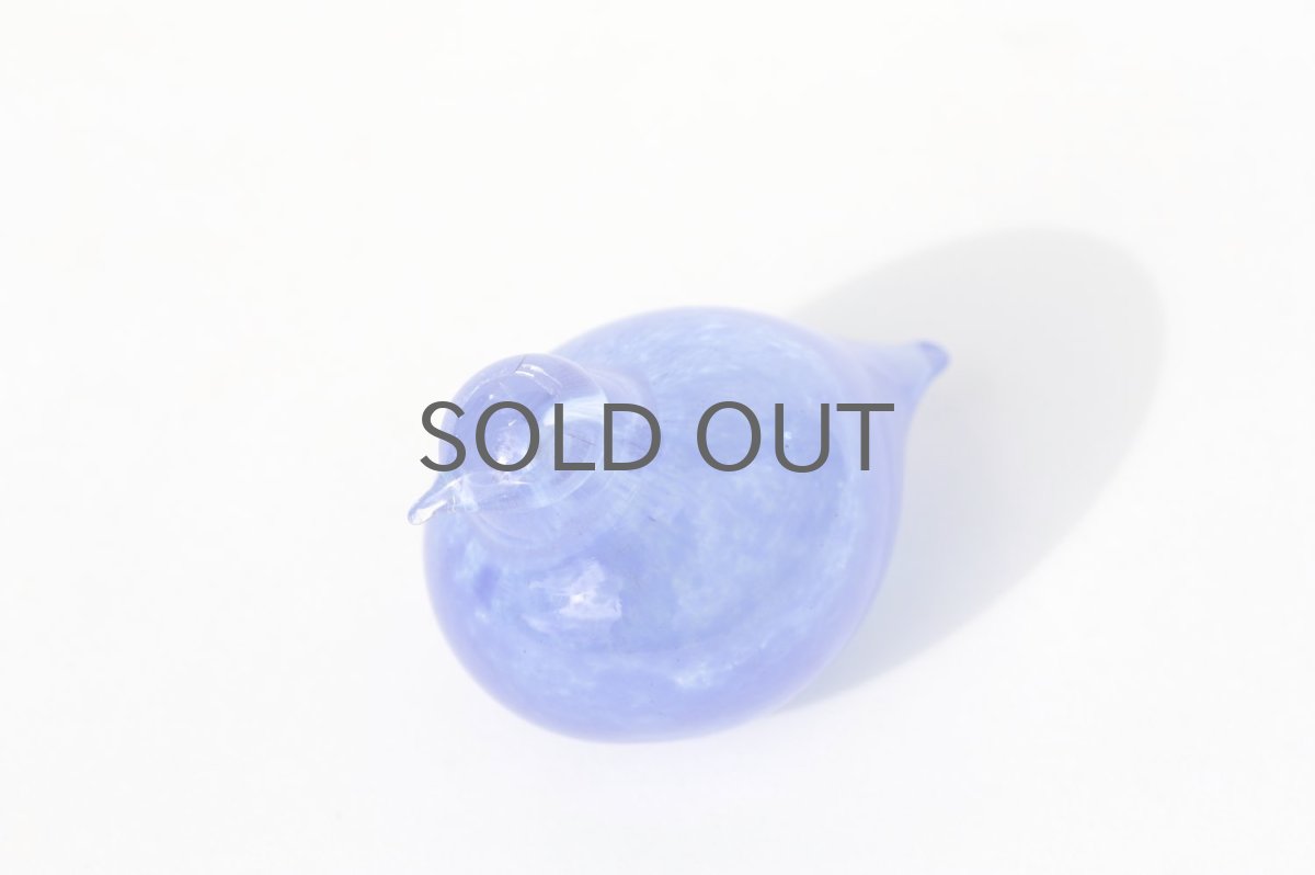 画像5: 北欧アートガラス/ビンテージガラス/Oiva Toikka/オイバ・トイッカ/イッタラ/Birds/バード/Golden-Crested Kinglet/ライトブルー/別注品/No.3 (5)