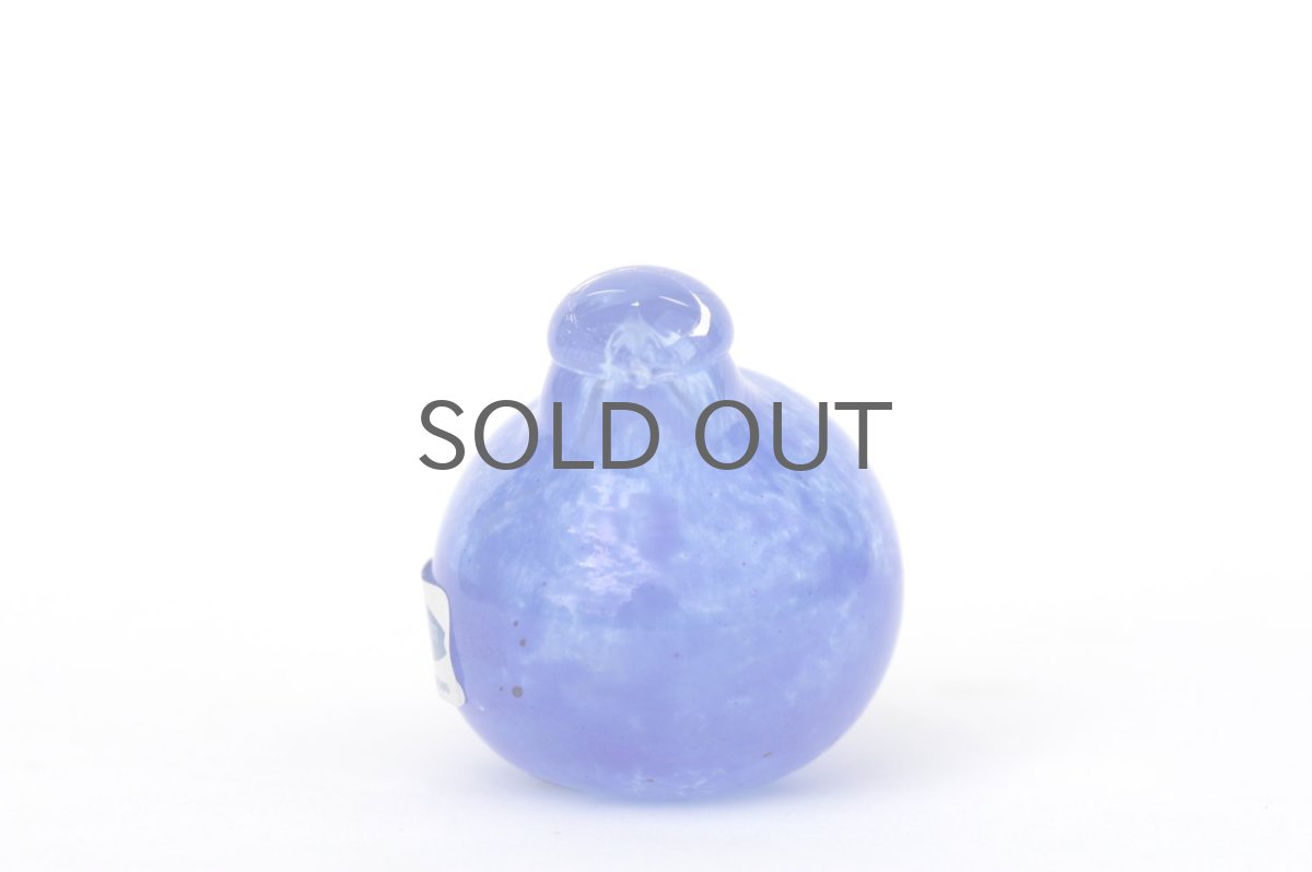 画像2: 北欧アートガラス/ビンテージガラス/Oiva Toikka/オイバ・トイッカ/イッタラ/Birds/バード/Golden-Crested Kinglet/ライトブルー/別注品/No.3 (2)