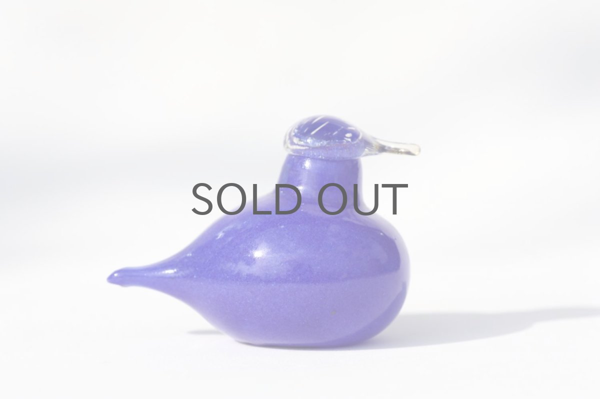 画像3: 北欧アートガラス/ビンテージガラス/Oiva Toikka/オイバ・トイッカ/イッタラ/Birds/バード/Golden-Crested Kinglet/ブルー/No.2 (3)