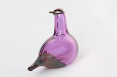 画像4: 北欧アートガラス/iittala/イッタラバード/Oiva Toikka/オイバトイッカ/Marsh duck/アメジスト (4)