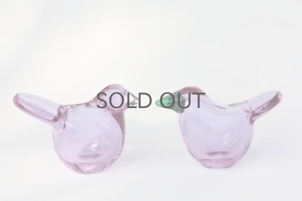 画像9: 北欧アートガラス/ビンテージガラス/Oiva Toikka/オイバトイッカ/Nuutajarvi/ヌータヤルヴィ/Sieppo/シエッポ/アメジスト&クリア (9)