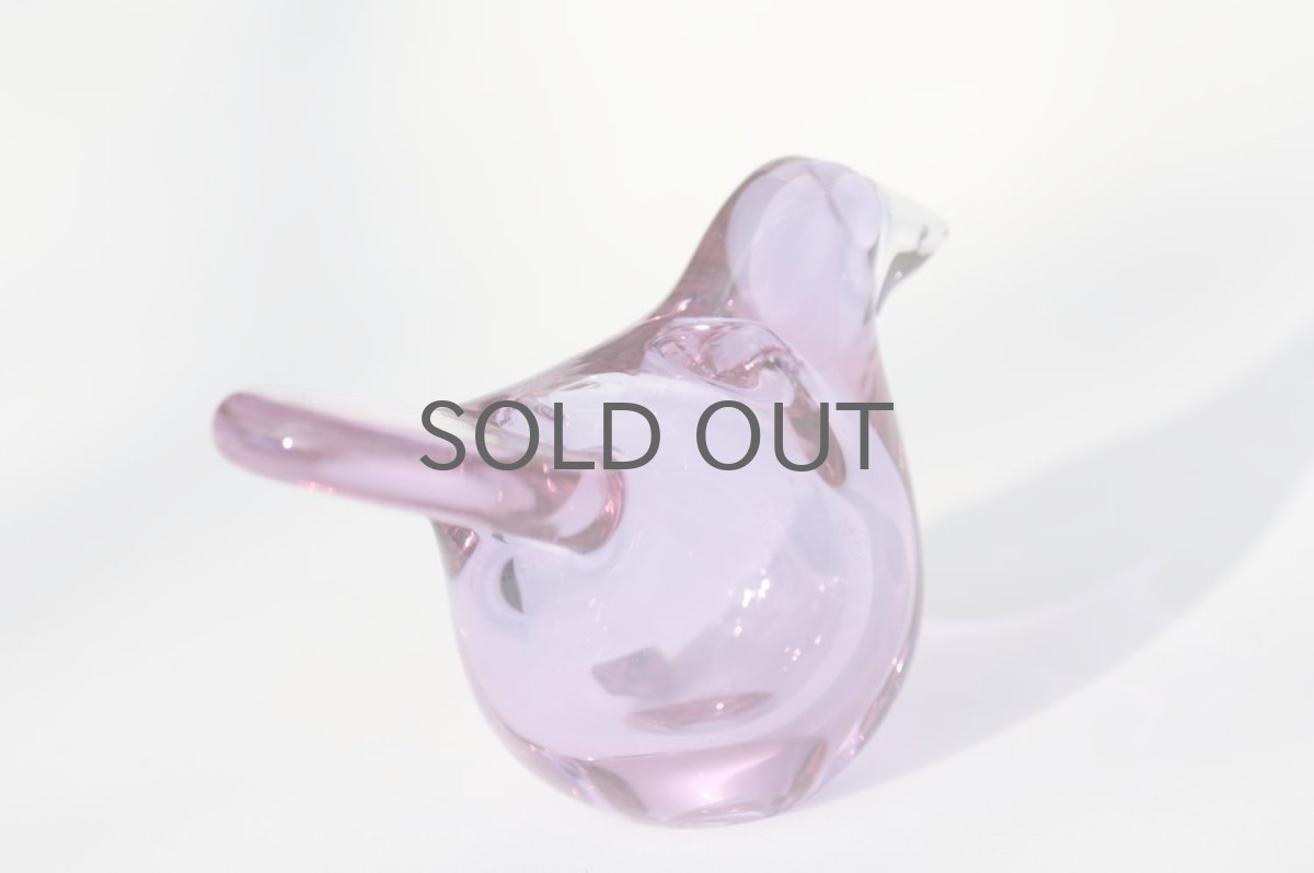 画像3: 北欧アートガラス/ビンテージガラス/Oiva Toikka/オイバトイッカ/Nuutajarvi/ヌータヤルヴィ/Sieppo/シエッポ/アメジスト&クリア (3)