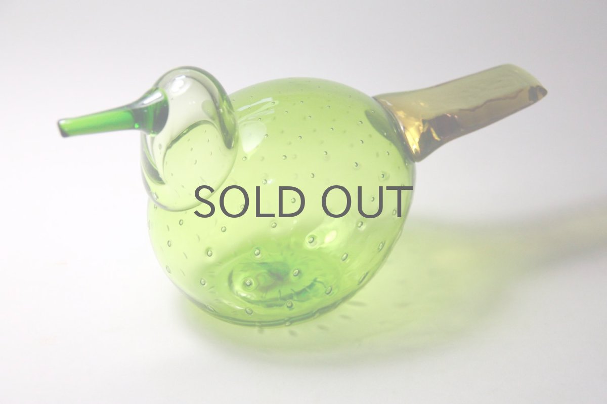 画像2: 北欧アートガラス/ビンテージガラス/Oiva Toikka/オイバ・トイッカ/iittala/イッタラ/Birds/限定バード/Kesuri/Summer Finch/サマーフィンチ (2)
