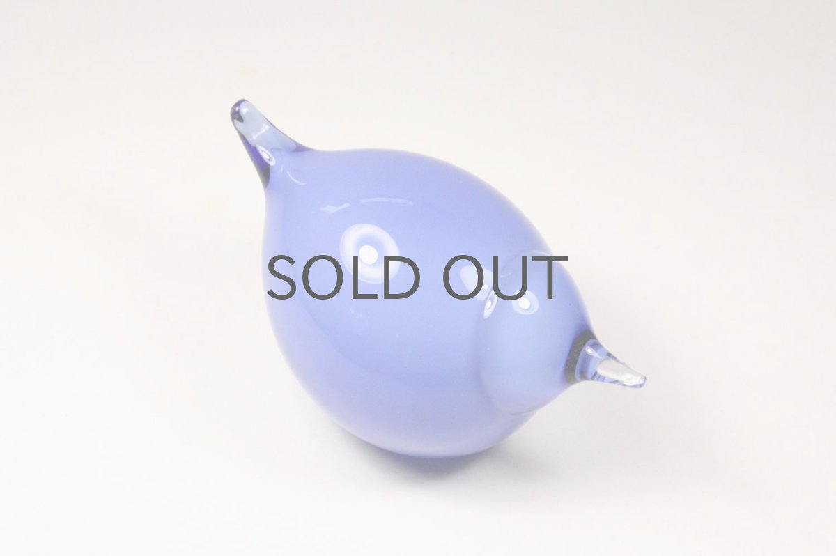 画像2: 北欧アートガラス/ビンテージガラス/Oiva Toikka/オイバ・トイッカ/イッタラ/Birds/バード/Suvisrri/Blue Stint (2)