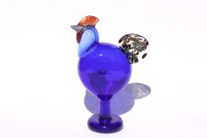 画像1: 北欧アートガラス/ビンテージガラス/Oiva Toikka/オイバ・トイッカ/iittala/イッタラ/Birds/バード/Juhlkukko/Rooster/ユフラクッコ/ルースター (1)