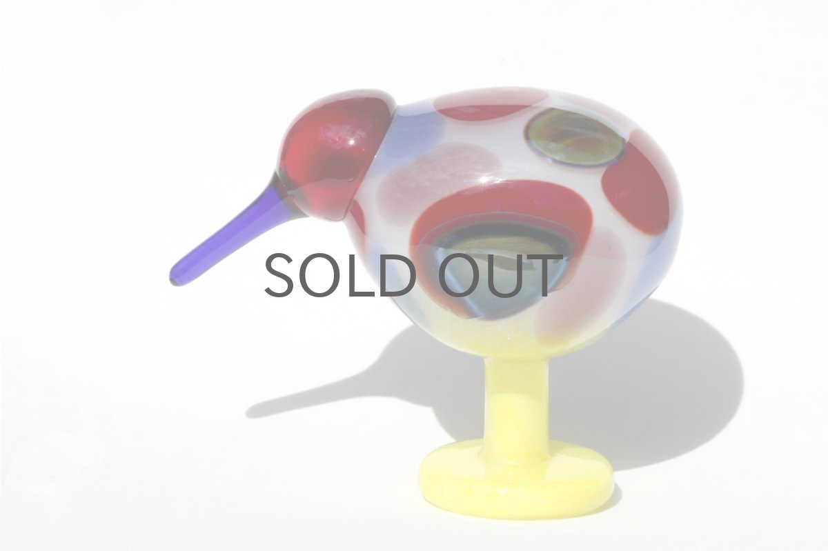 画像1: 北欧アートガラス/ビンテージガラス/Oiva Toikka/オイバ・トイッカ/iittala/イッタラ/Birds/バード/Jalokiwi/ジュエルドキウイ (1)