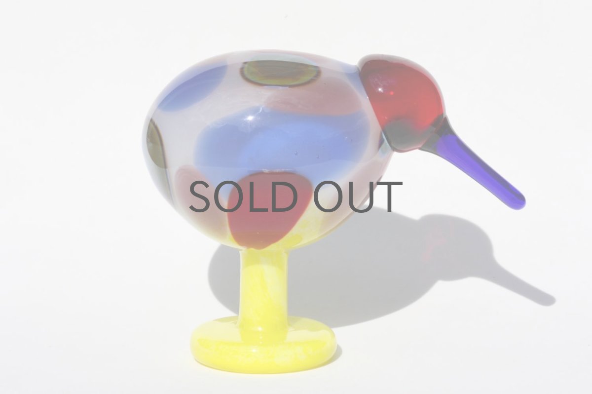 画像2: 北欧アートガラス/ビンテージガラス/Oiva Toikka/オイバ・トイッカ/iittala/イッタラ/Birds/バード/Jalokiwi/ジュエルドキウイ (2)