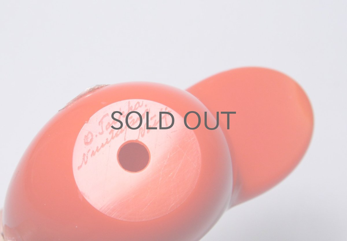 画像7: 北欧アートガラス/ビンテージガラス/Oiva Toikka/オイバ・トイッカ/オイヴァ・トイッカ/Nuutajarvi/ヌータヤルヴィ/Sieppo/シエッポ/初期不透明レッド (7)