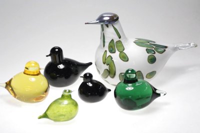 画像1: 北欧アートガラス/ビンテージガラス/Oiva Toikka/オイバ・トイッカ/iittala/イッタラ/Birds/バード/Havina SSKK