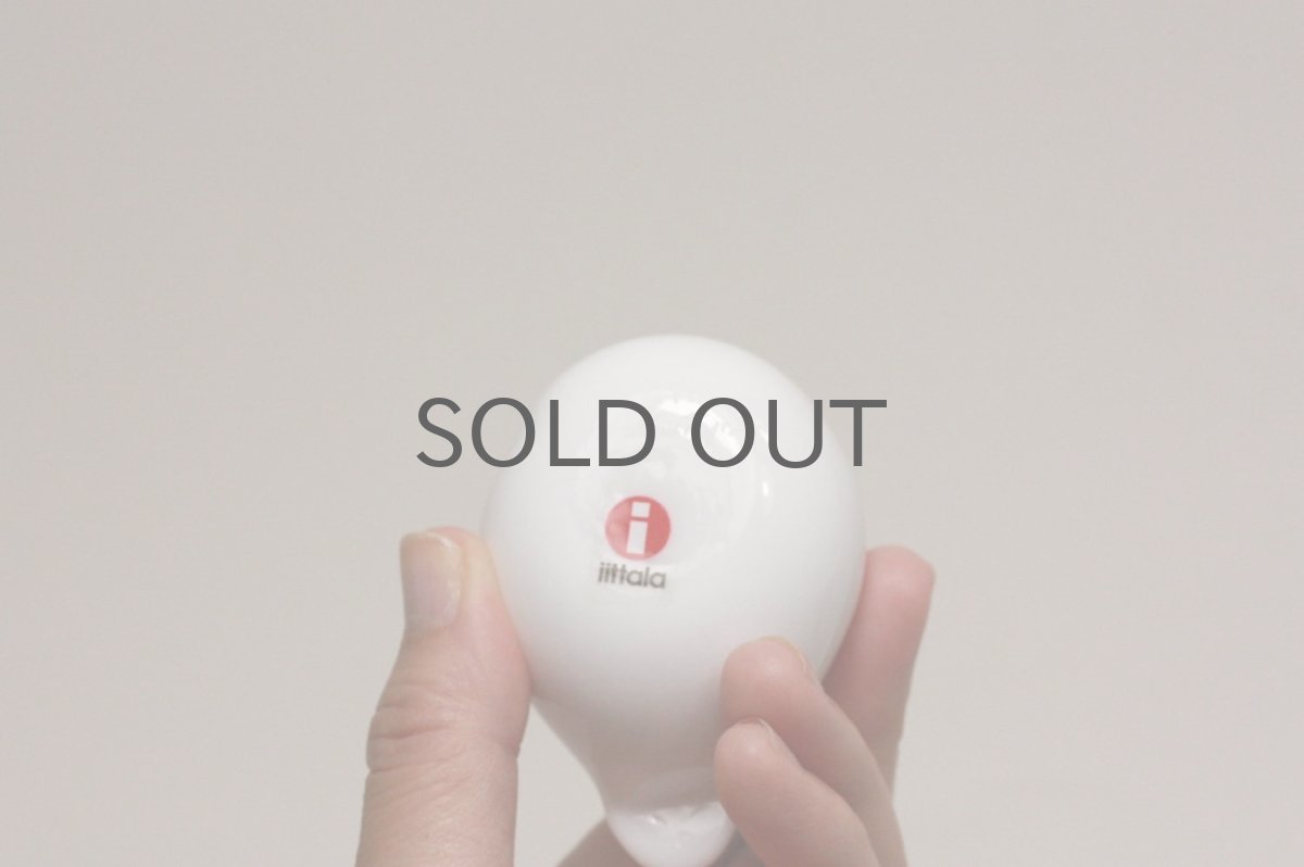 画像5: 北欧アートガラス/ビンテージガラス/Oiva Toikka/オイバ・トイッカ/Nuutajarvi/ヌータヤルヴィ/Birds/バード/Puffball/パフボール/ホワイト (5)