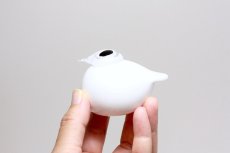 画像4: 北欧アートガラス/ビンテージガラス/Oiva Toikka/オイバ・トイッカ/Nuutajarvi/ヌータヤルヴィ/Birds/バード/Puffball/パフボール/ホワイト (4)