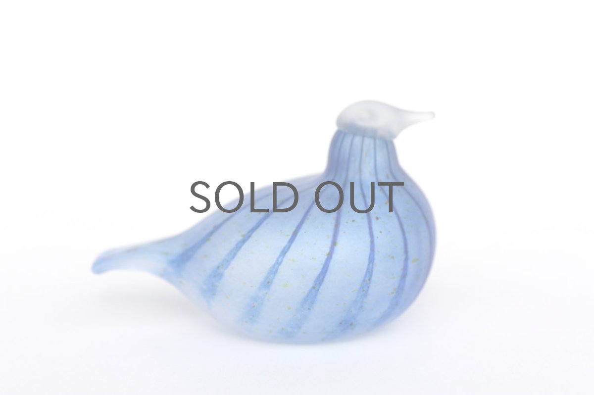 画像6: 北欧アートガラス/ビンテージガラス/Oiva Toikka/オイバトイッカ/iittala/イッタラ/Nuutajarvi/ヌータヤルヴィ/Birds/バード/Unique Day Brid/マットブルー (6)
