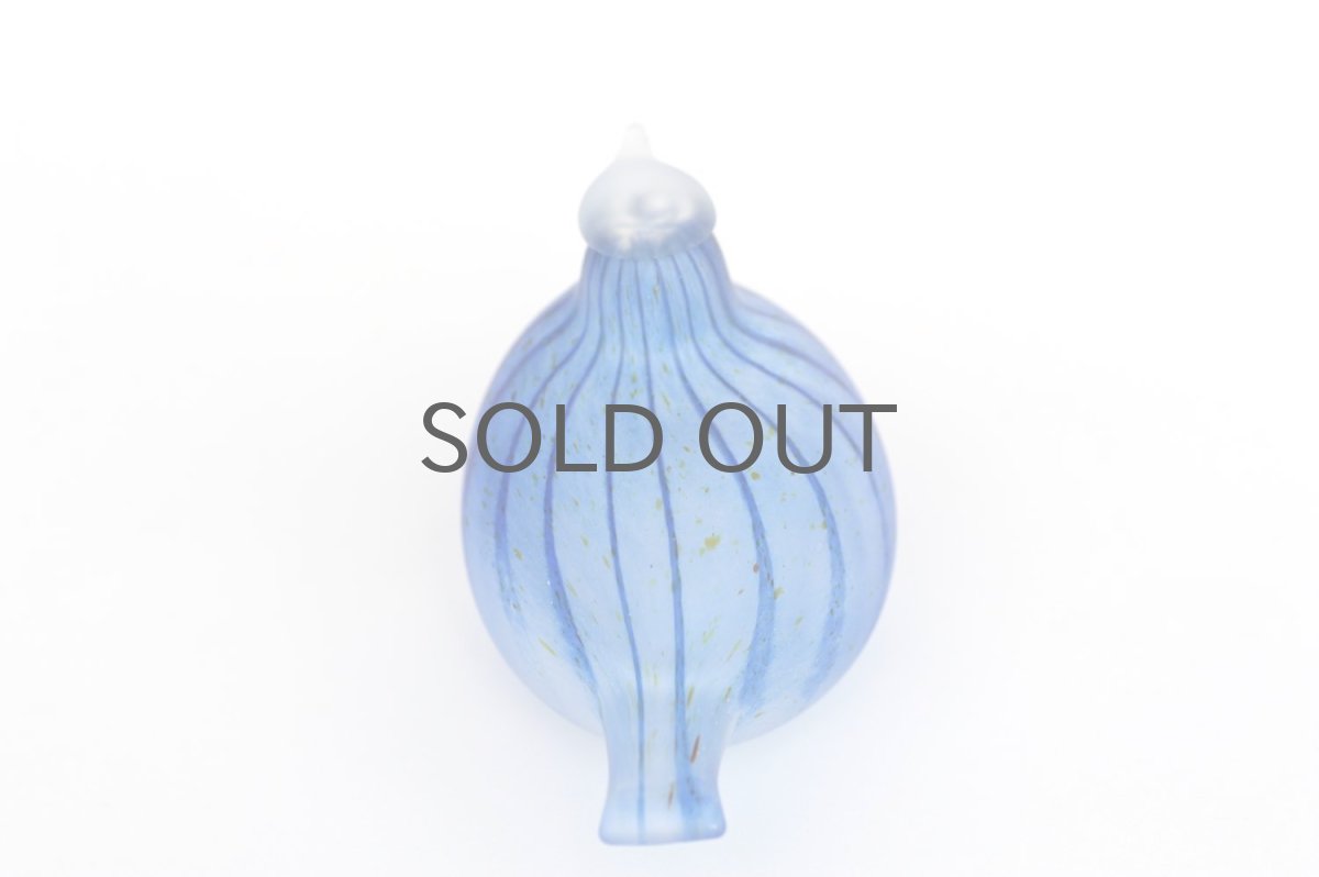 画像3: 北欧アートガラス/ビンテージガラス/Oiva Toikka/オイバトイッカ/iittala/イッタラ/Nuutajarvi/ヌータヤルヴィ/Birds/バード/Unique Day Brid/マットブルー (3)