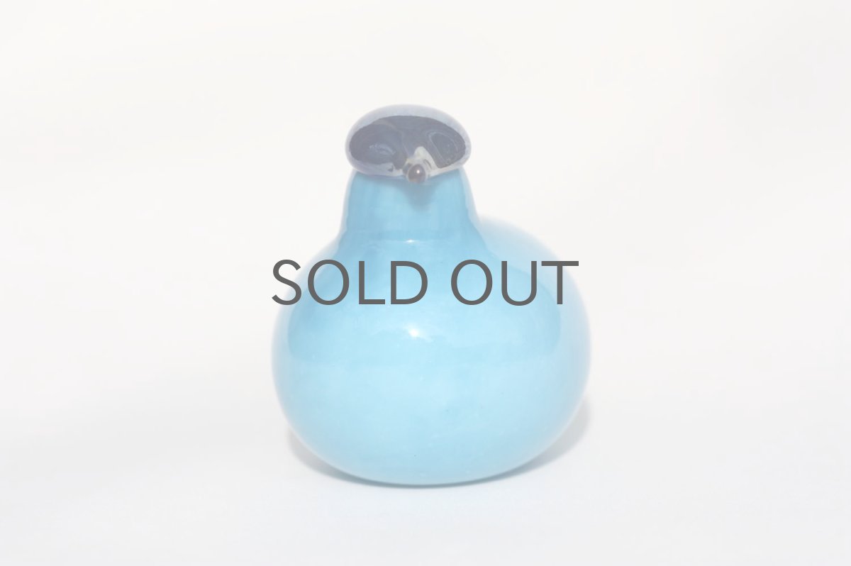 画像2: 北欧アートガラス/ビンテージガラス/Oiva Toikka/オイバトイッカ/iittala/イッタラ/Nuutajarvi/ヌータヤルヴィ/Birds/バード/Little tern/リトルターン/ライトブルー (2)
