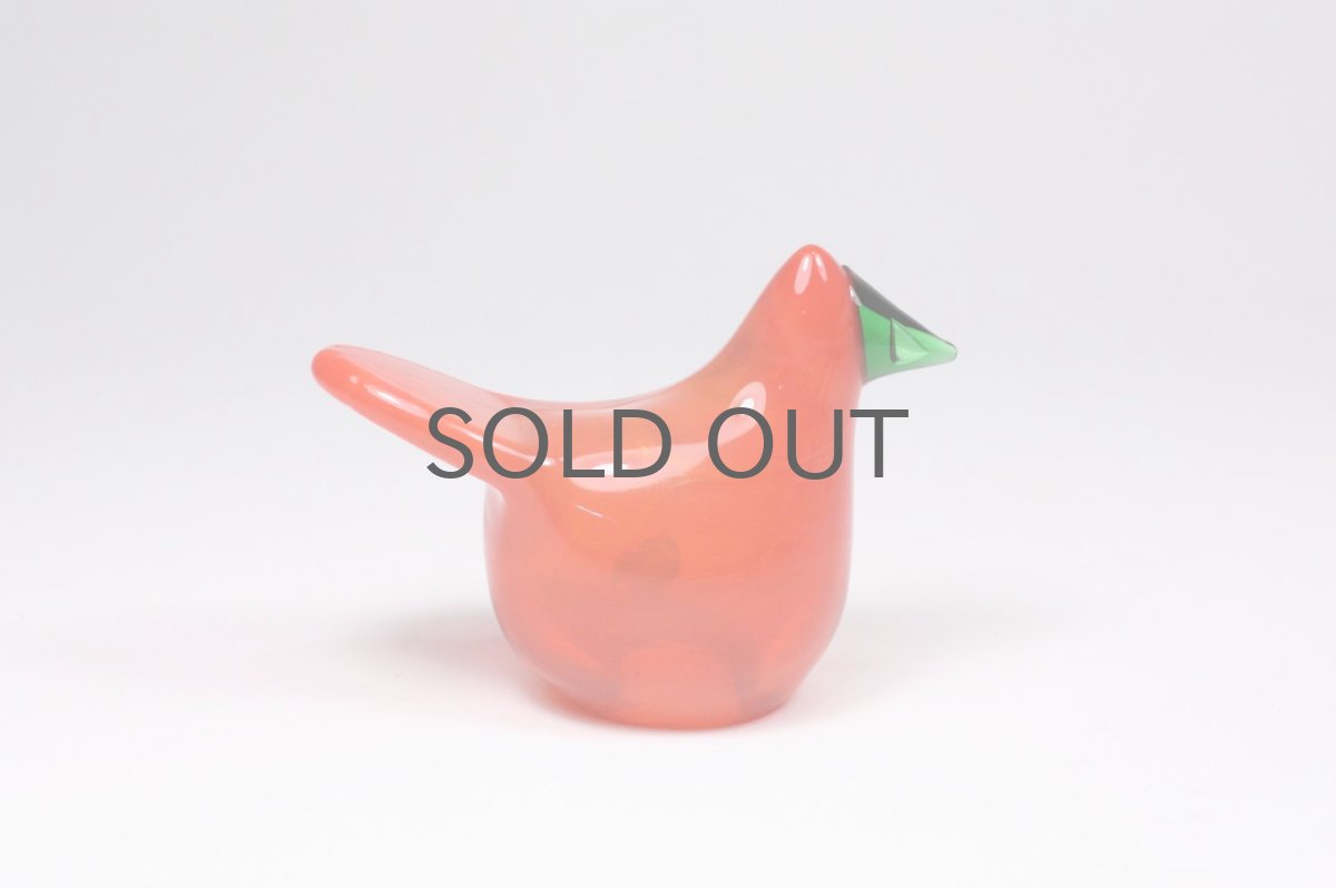 画像6: 北欧アートガラス/ビンテージガラス/Oiva Toikka/オイバ・トイッカ/オイヴァ・トイッカ/Nuutajarvi/ヌータヤルヴィ/Sieppo/シエッポ/初期レッド (6)