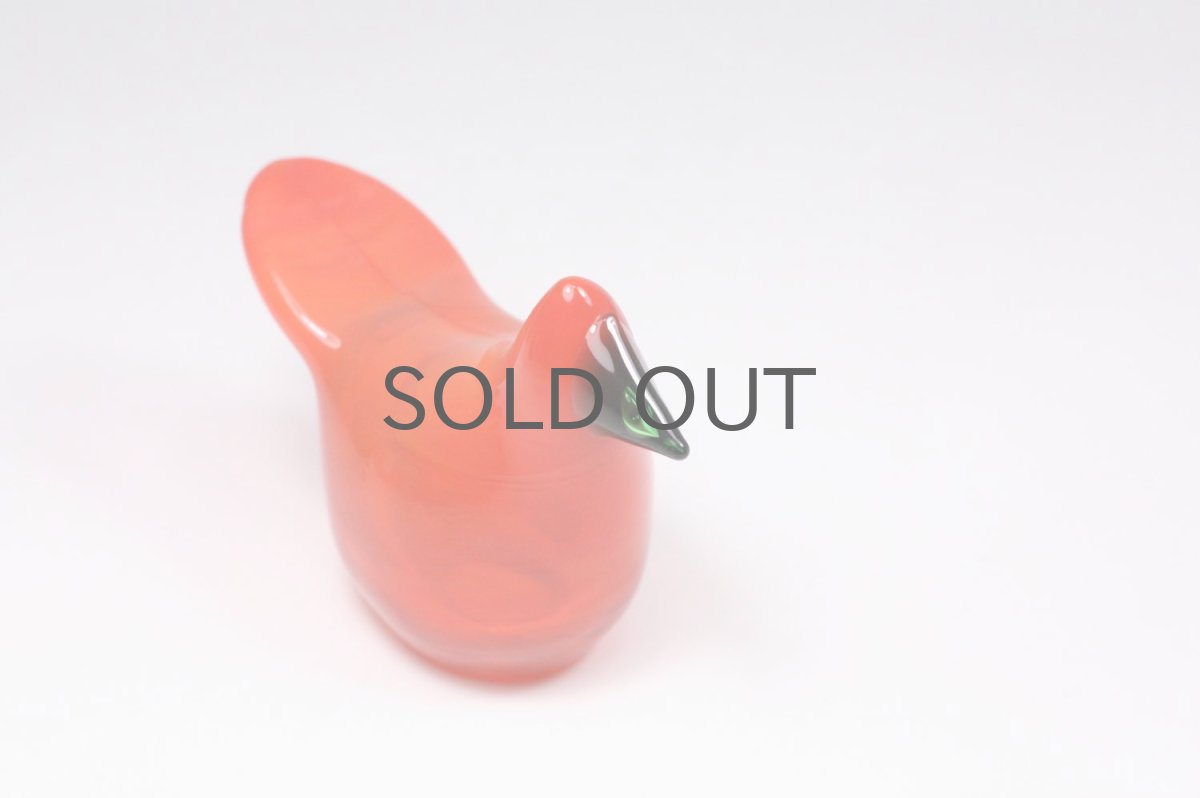 画像5: 北欧アートガラス/ビンテージガラス/Oiva Toikka/オイバ・トイッカ/オイヴァ・トイッカ/Nuutajarvi/ヌータヤルヴィ/Sieppo/シエッポ/初期レッド (5)