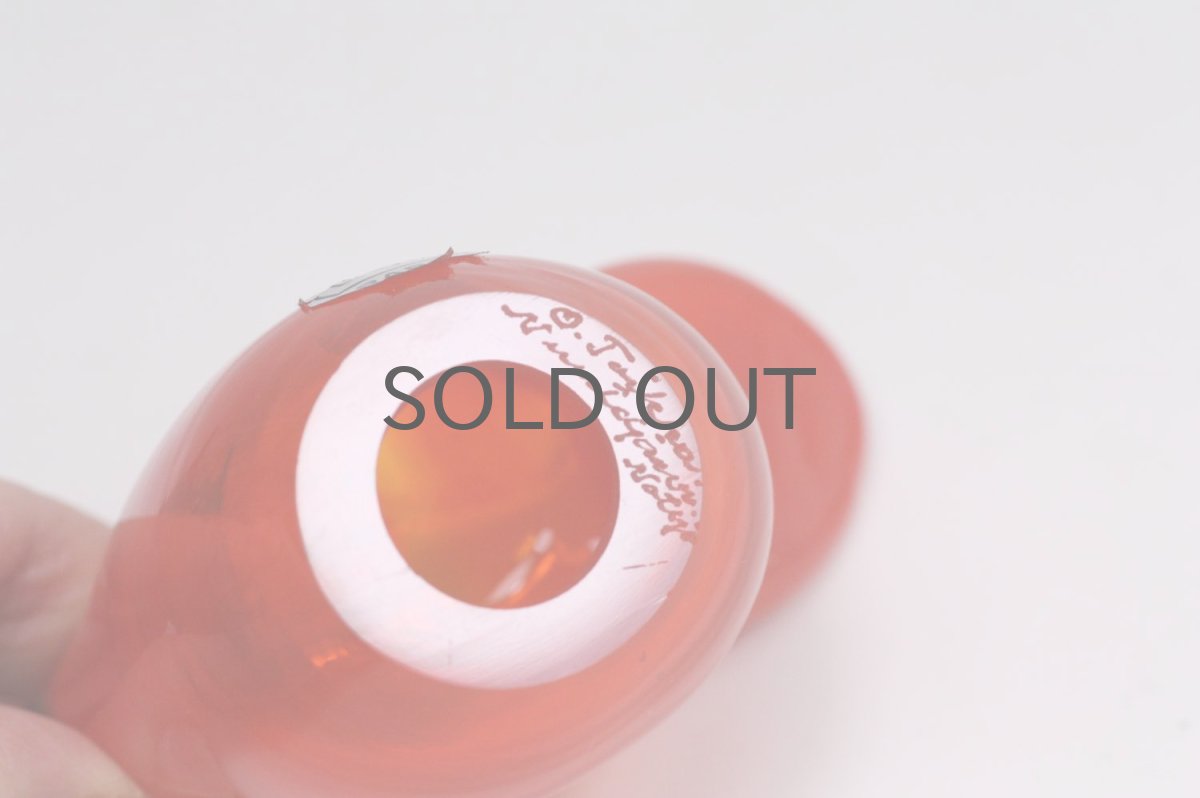 画像8: 北欧アートガラス/ビンテージガラス/Oiva Toikka/オイバ・トイッカ/オイヴァ・トイッカ/Nuutajarvi/ヌータヤルヴィ/Sieppo/シエッポ/初期レッド (8)