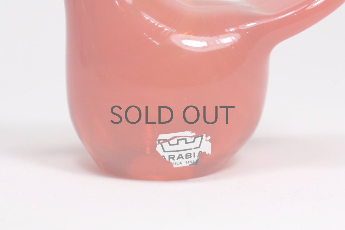 画像3: 北欧アートガラス/ビンテージガラス/Oiva Toikka/オイバ・トイッカ/オイヴァ・トイッカ/Nuutajarvi/ヌータヤルヴィ/Sieppo/シエッポ/初期レッド (3)