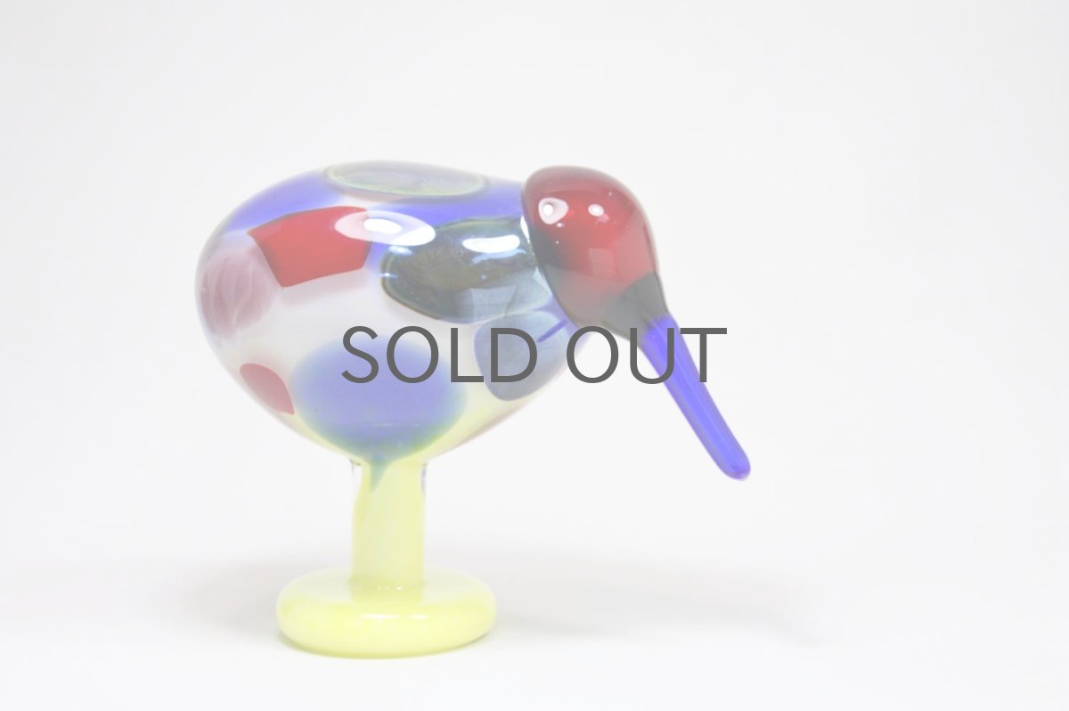 画像2: 北欧アートガラス/ビンテージガラス/Oiva Toikka/オイバトイッカ/iittala/イッタラ/Birds/バード/Jalokiwi/ジュエルドキウイ (2)