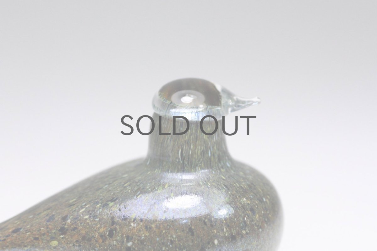 画像3: 北欧アートガラス/iittala/イッタラバード/Oiva Toikka/オイバトイッカ/Golden-Crested Kinglet/ブラウン系 (3)