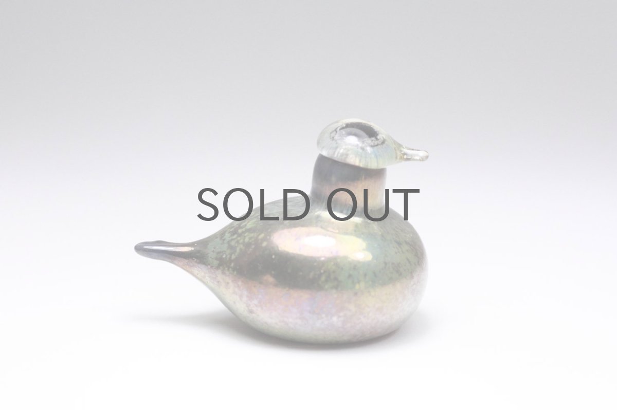 画像2: 北欧アートガラス/iittala/イッタラバード/Oiva Toikka/オイバトイッカ/Golden-Crested Kinglet/ラスタ (2)