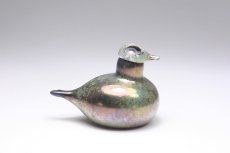 画像2: 北欧アートガラス/iittala/イッタラバード/Oiva Toikka/オイバトイッカ/Golden-Crested Kinglet/ラスタ (2)