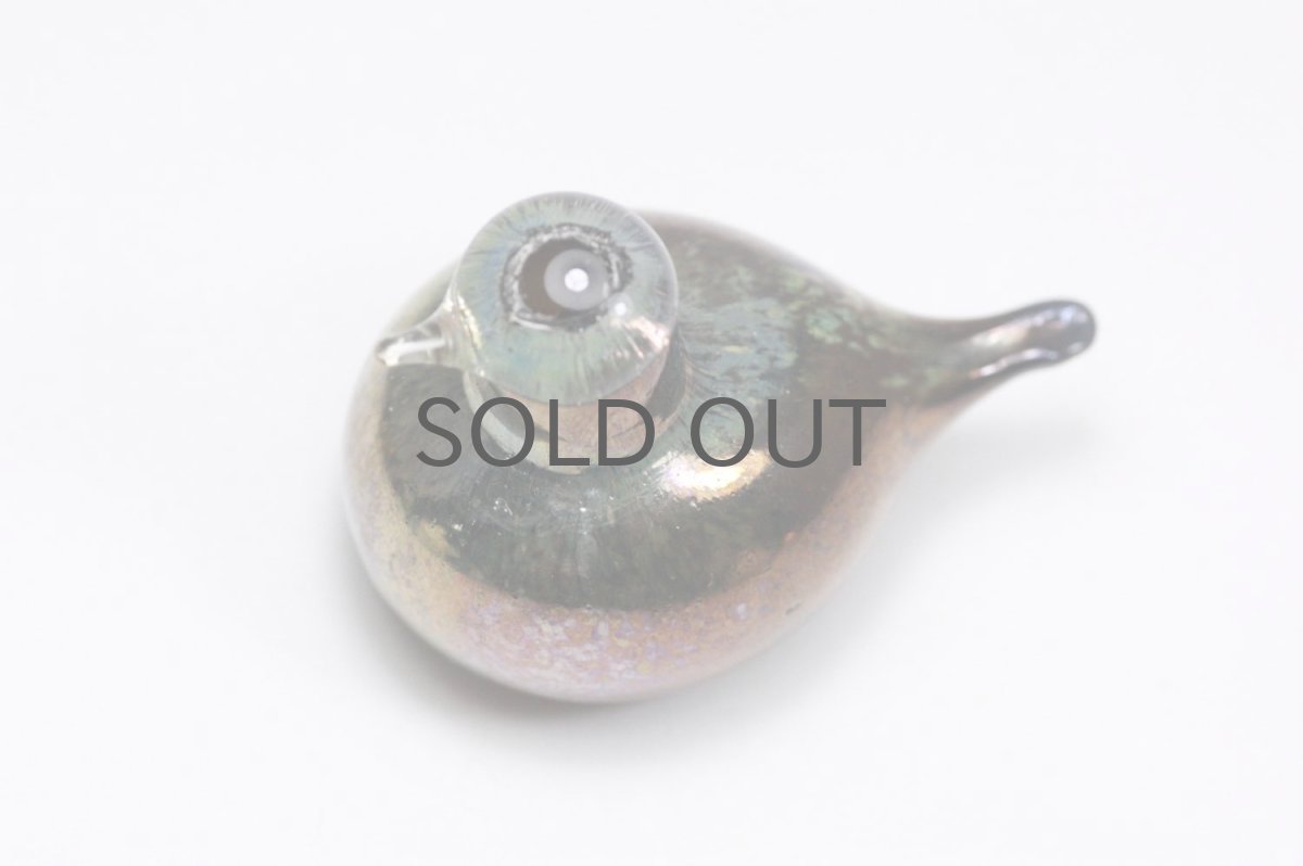 画像4: 北欧アートガラス/iittala/イッタラバード/Oiva Toikka/オイバトイッカ/Golden-Crested Kinglet/ラスタ (4)