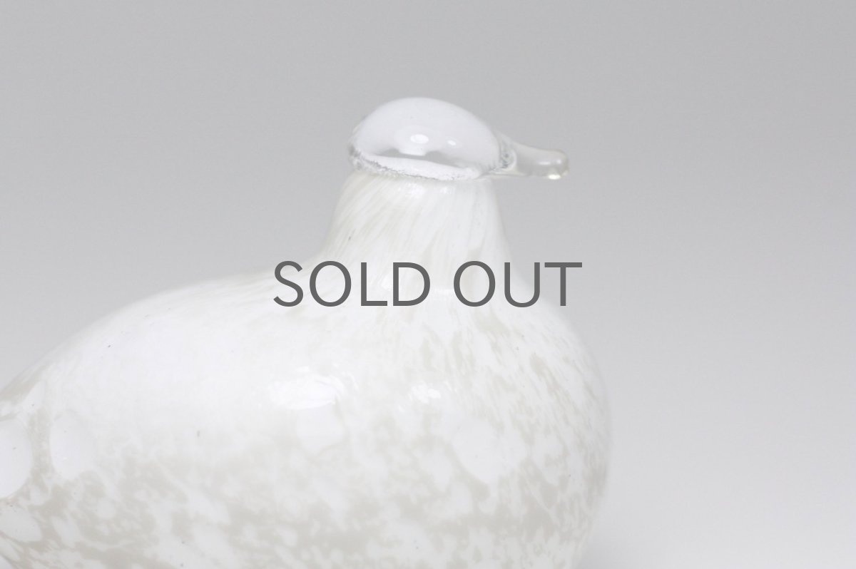 画像4: 北欧アートガラス/ビンテージガラス/Oiva Toikka/オイバ・トイッカ/イッタラ/Birds/バード/Kiiruna/Ptarmigan/雷鳥/No.1 (4)