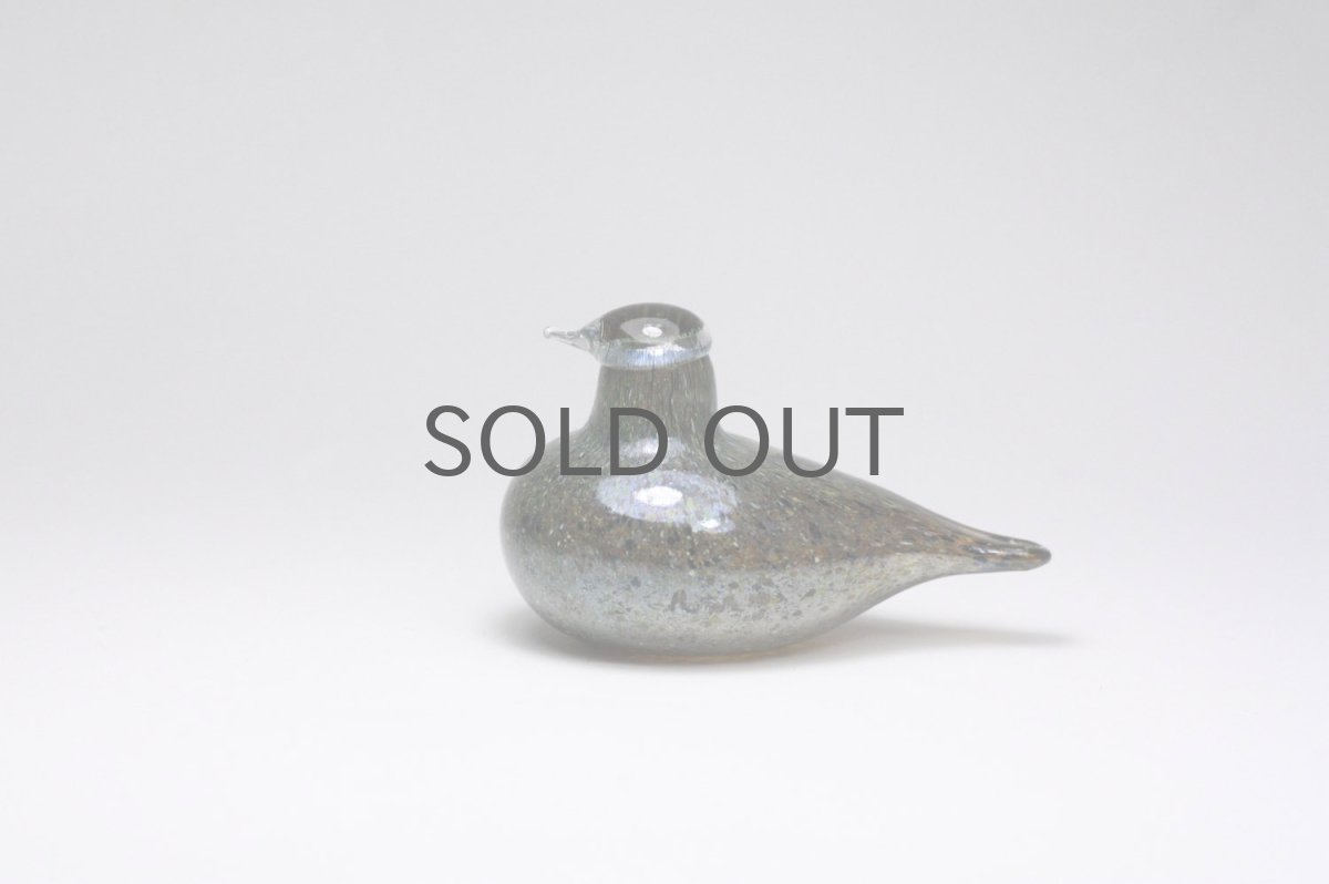 画像1: 北欧アートガラス/iittala/イッタラバード/Oiva Toikka/オイバトイッカ/Golden-Crested Kinglet/ブラウン系 (1)
