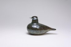 画像1: 北欧アートガラス/iittala/イッタラバード/Oiva Toikka/オイバトイッカ/Golden-Crested Kinglet/ブラウン系 (1)