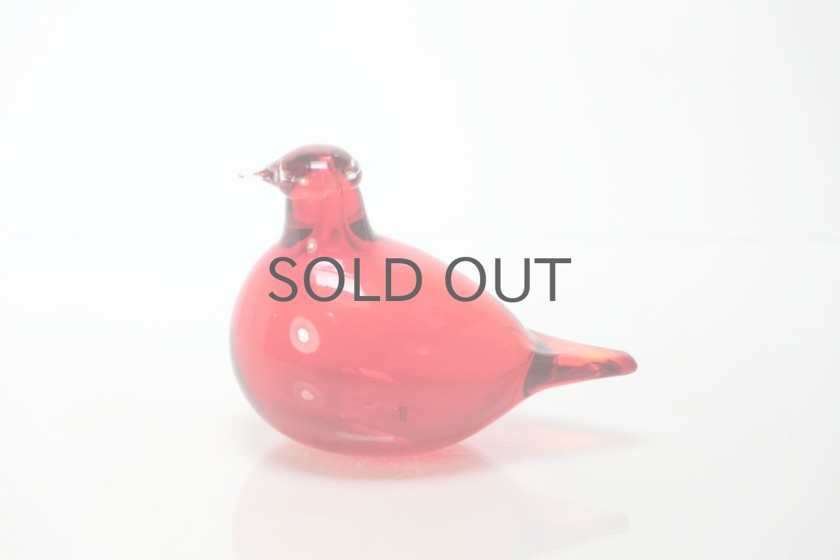 画像1: 北欧アートガラス/ビンテージガラス/Oiva Toikka/オイバ・トイッカ/iittala/イッタラ/Birds/バード/ little turn/リトルターン/ヌータヤルビレッド (1)