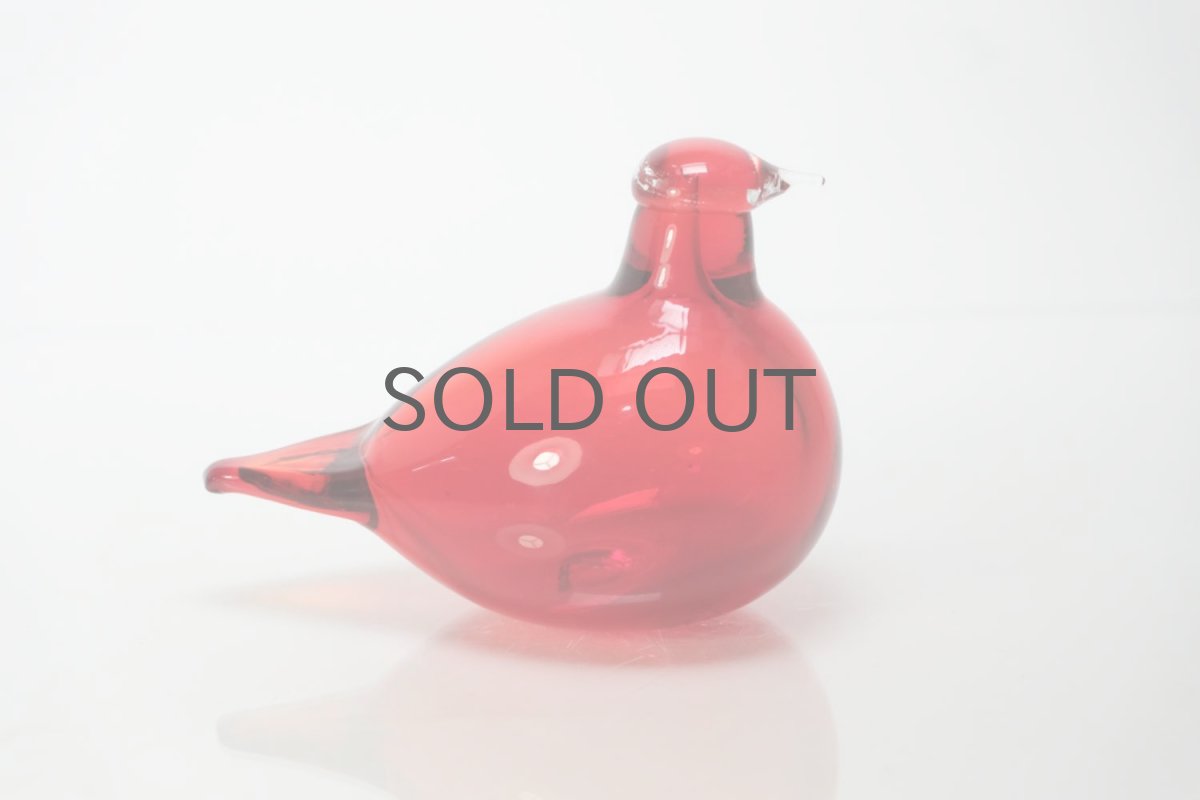 画像4: 北欧アートガラス/ビンテージガラス/Oiva Toikka/オイバ・トイッカ/iittala/イッタラ/Birds/バード/ little turn/リトルターン/ヌータヤルビレッド (4)