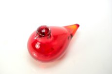 画像6: 北欧アートガラス/ビンテージガラス/Oiva Toikka/オイバ・トイッカ/iittala/イッタラ/Birds/バード/ little turn/リトルターン/ヌータヤルビレッド (6)