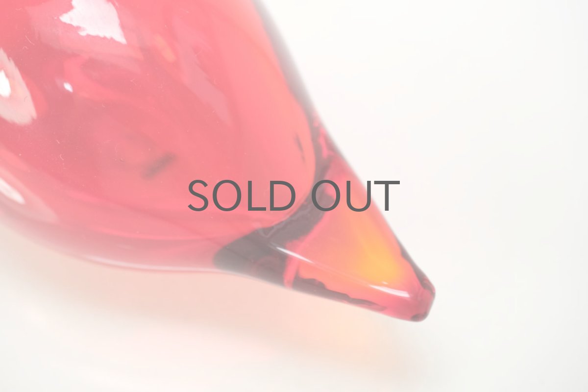 画像5: 北欧アートガラス/ビンテージガラス/Oiva Toikka/オイバ・トイッカ/iittala/イッタラ/Birds/バード/ little turn/リトルターン/ヌータヤルビレッド (5)