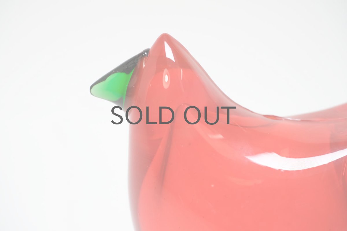 画像2: 北欧アートガラス/ビンテージガラス/Oiva Toikka/オイバ・トイッカ/Nuutajarvi/ヌータヤルヴィ/Sieppo/シエッポ/ヌータヤルビレッド (2)