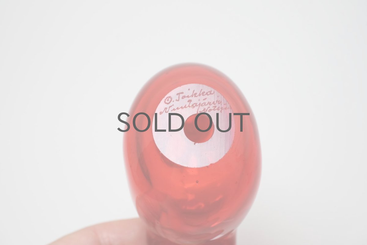 画像6: 北欧アートガラス/ビンテージガラス/Oiva Toikka/オイバ・トイッカ/Nuutajarvi/ヌータヤルヴィ/Sieppo/シエッポ/ヌータヤルビレッド (6)