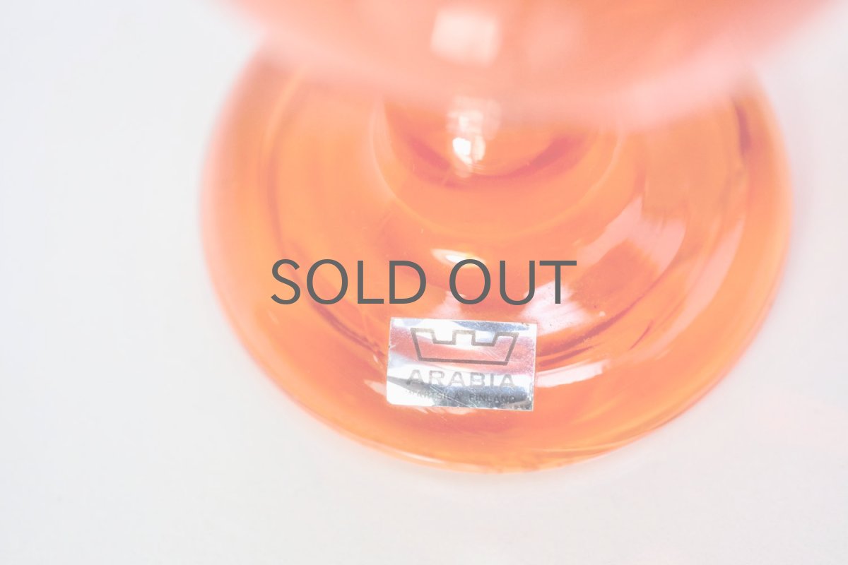 画像5: 北欧アートガラス/ビンテージガラス/Oiva Toikka/オイバ・トイッカ/Nuutajarvi/ヌータヤルヴィ/Sieppo/シエッポスタンド/初期ヌータヤルヴィレッド (5)