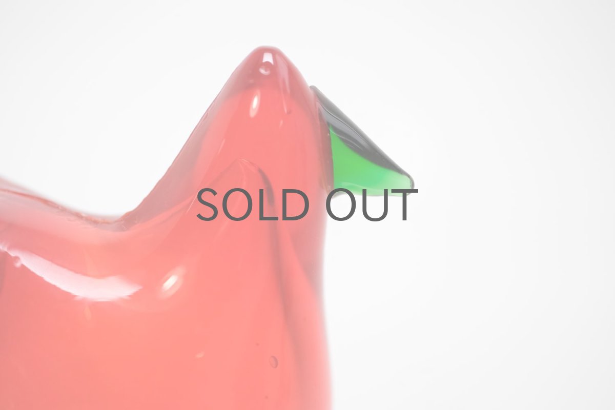 画像2: 北欧アートガラス/ビンテージガラス/Oiva Toikka/オイバ・トイッカ/Nuutajarvi/ヌータヤルヴィ/Sieppo/シエッポ/ヌータヤルビレッド (2)