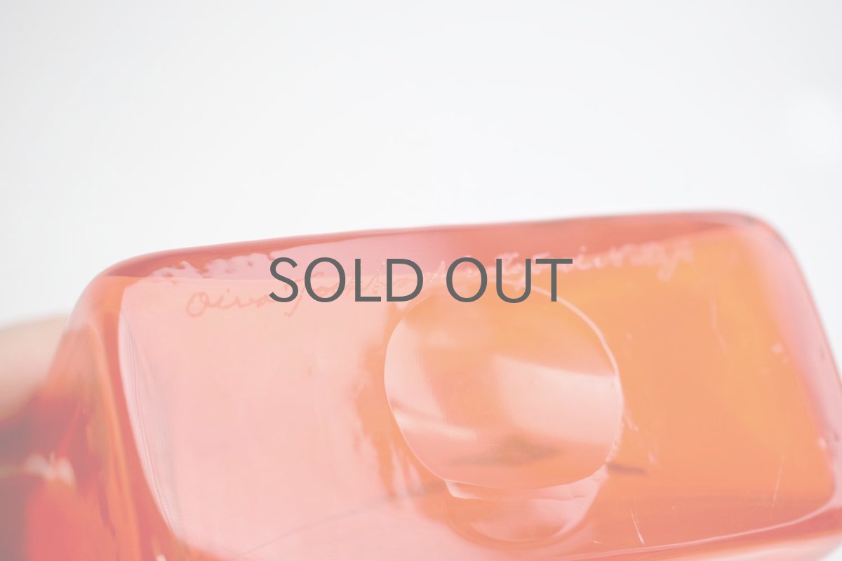 画像5: 北欧アートガラス/ビンテージガラス/Oiva Toikka/オイバ・トイッカ/Nuutajarvi/ニュータルヤルヴィ/ Pampula/PomPom Bottle/ポンポンボトル/N526/ニュータルヤルヴィレッド (5)